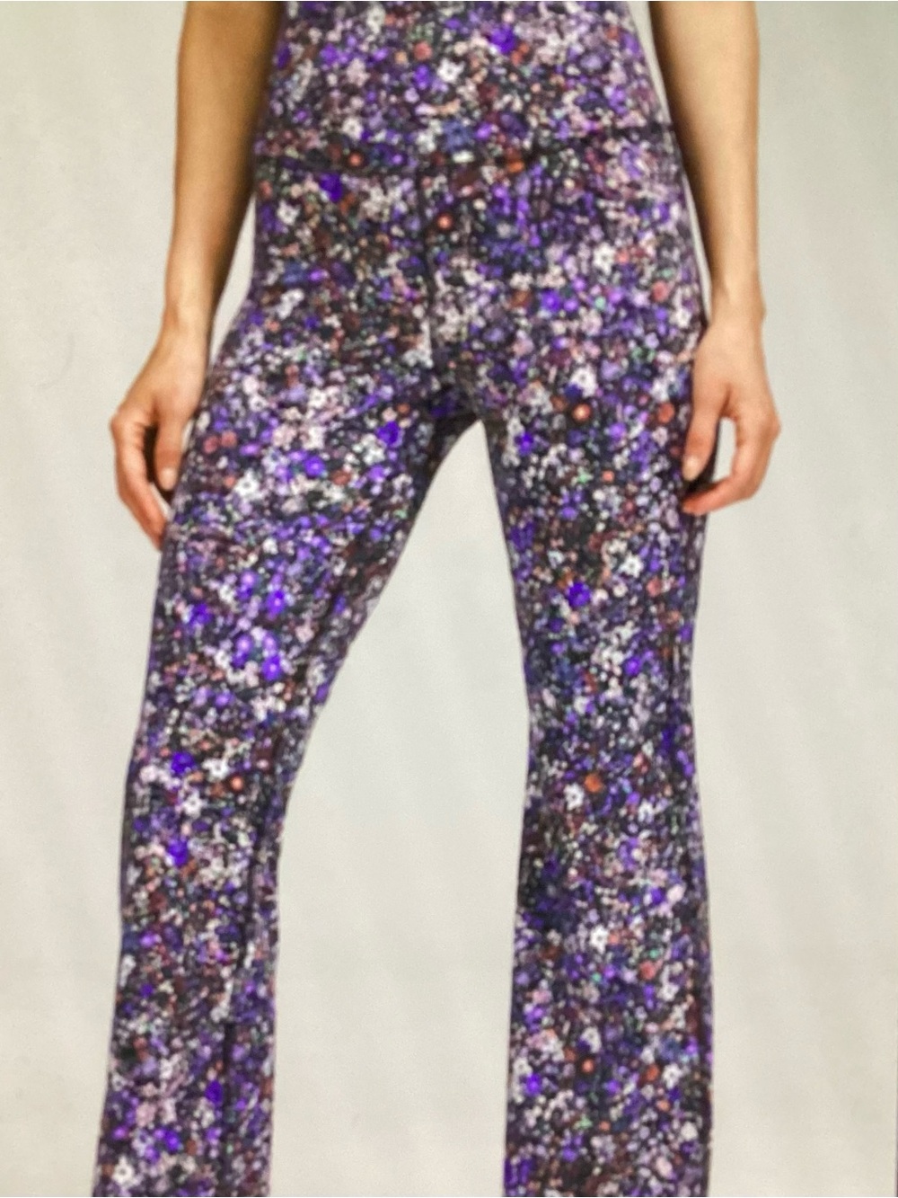 Lululemon Groove Super High-Rise Flared Pants ( Nulu in Flower Burst)